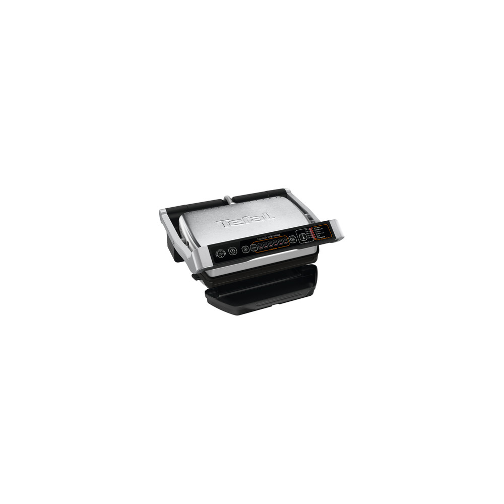 TEFAL | OptiGrill Initial | GC706D | Contact grill | 2000 W | Black/Stainless steel