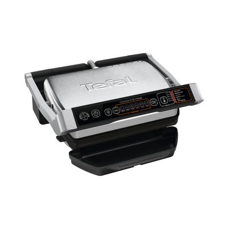 TEFAL | OptiGrill Initial | GC706D | Contact grill | 2000 W | Black/Stainless steel