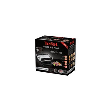 TEFAL | OptiGrill Initial | GC706D | Contact grill | 2000 W | Black/Stainless steel