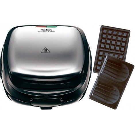 TEFAL | Sandwich Maker | SW341D12 Snack Time | 700 W | Number of plates 2 | Stainless Steel/Black