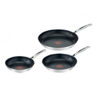 TEFAL | Pan set, 3-pieces | Duetto+ | Frying | Diameter 20/24/28 cm | Suitable for induction hob | Fixed handle