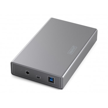 Digitus USB 3.0 hard disk enclosure, 3.5", SATA, 16TB, aluminum | DA-71106-1