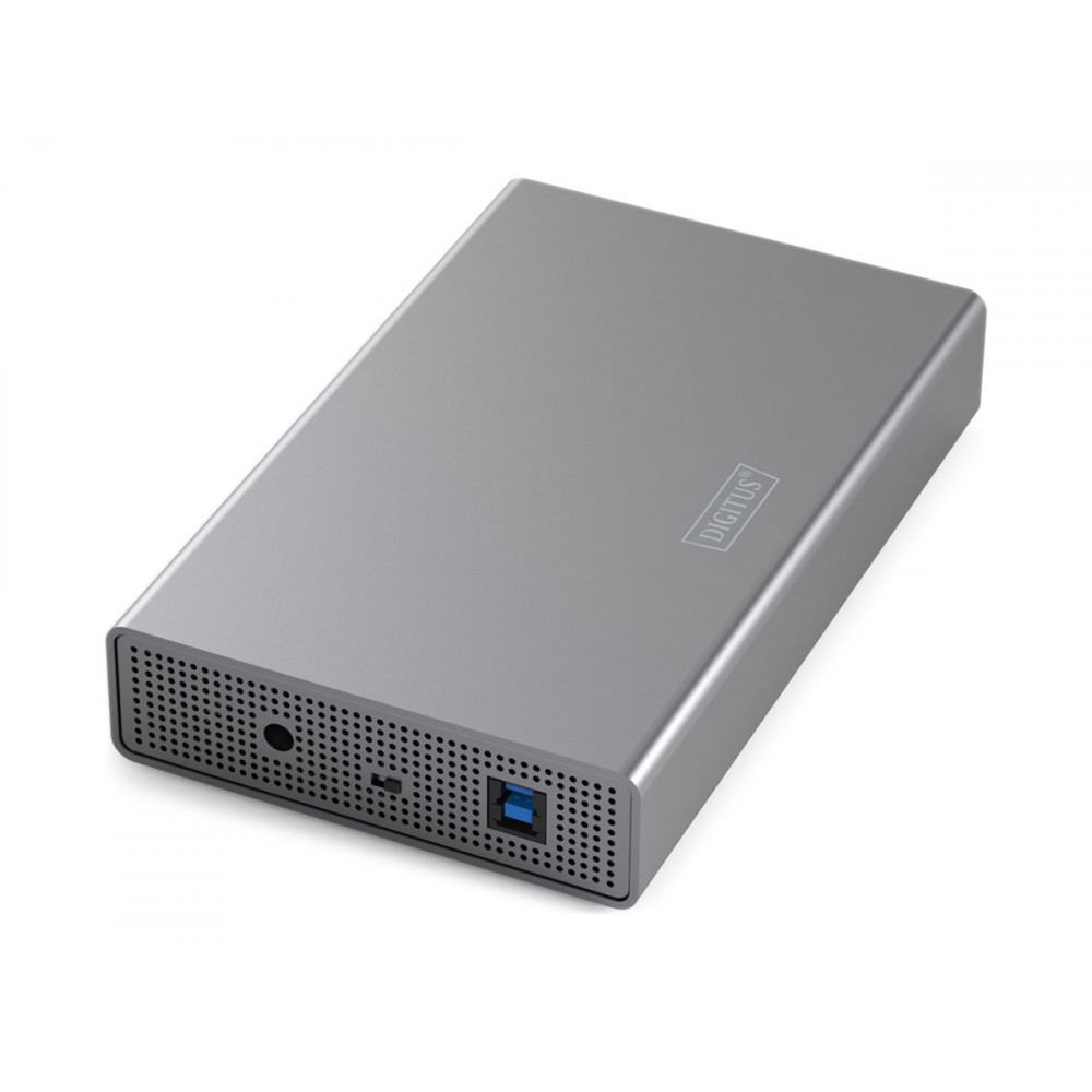 Digitus USB 3.0 hard disk enclosure, 3.5", SATA, 16TB, aluminum | DA-71106-1