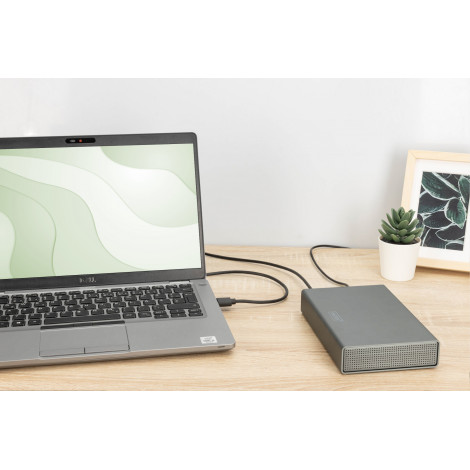 Digitus USB 3.0 hard disk enclosure, 3.5", SATA, 16TB, aluminum | DA-71106-1