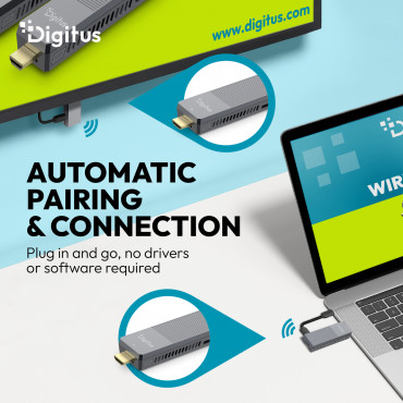 Digitus 4K Wireless HDMI Extender Set, 150 m, 4K/60Hz | DS-55359