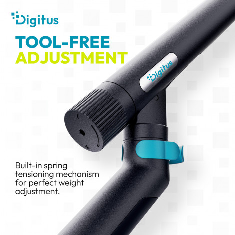 Digitus Desk Mount | Tilt, rotation, pivot | Dual design monitor mount, 2x 35", 2x 10 kg | 35 " | Maximum weight (capacity) 20 k