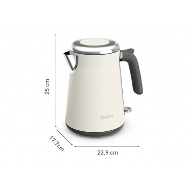 TEFAL Kettle | Collection KI666AE0 | Electric | 2400 W | 1.7 L | Stainless steel | 360 rotational base | Ivory
