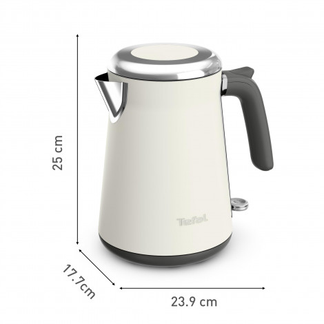TEFAL Kettle | Collection KI666AE0 | Electric | 2400 W | 1.7 L | Stainless steel | 360 rotational base | Ivory
