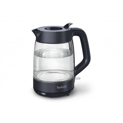 TEFAL Kettle | KO2G08E0 | 2000 W | Electric | 1.7 L | Heat-resistant glass | 360 rotational base | Black/Transparent