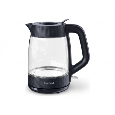 TEFAL Kettle | KO2G08E0 | 2000 W | Electric | 1.7 L | Heat-resistant glass | 360 rotational base | Black/Transparent