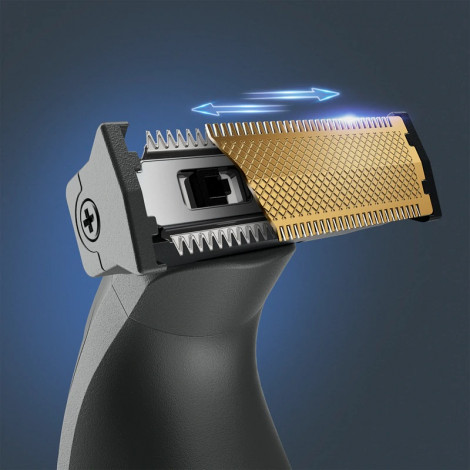 Rowenta Beard Trimmer | TN6044E0 | Cordless | Number of length steps 6 | Wet & Dry | Black/Green