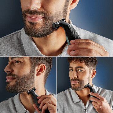 Rowenta Beard Trimmer | TN6044E0 | Cordless | Number of length steps 6 | Wet & Dry | Black/Green
