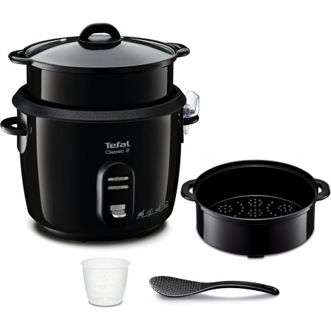 TEFAL | RK103811 Classic 2 | Rice cooker | 600 W | 5 L | Number of programs 3 | Black