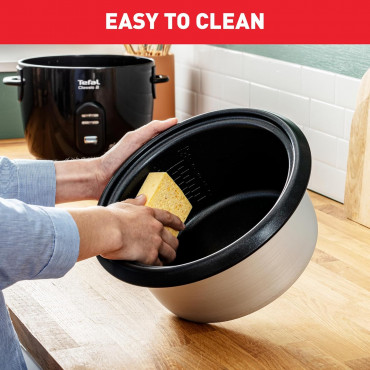 TEFAL | RK103811 Classic 2 | Rice cooker | 600 W | 5 L | Number of programs 3 | Black