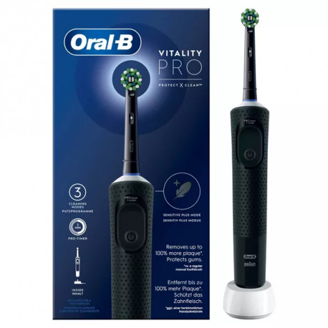 Oral-B Electric Toothbrush | Vitality Pro | Rechargeable | For adults | Number of brush heads included 1 | Number of teeth brush
