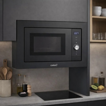 CATA | Microwave oven | MC 20 D B | Built-in | 20 L | 700 W | Grill | Black