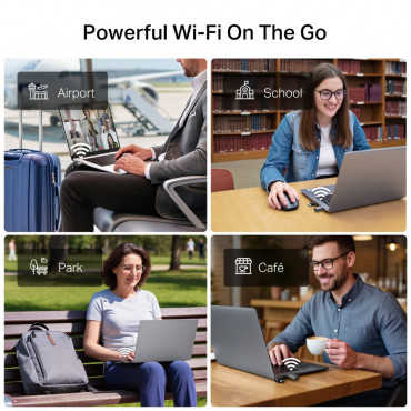 TP-LINK BE3600 Dual Band Wi-Fi 7 Mini Wireless USB Adapter | Archer TBE230U | 2.4 GHz, 5 GHz | 802.11ax | MU-MiMO No | no PoE | 