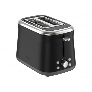 TEFAL Toaster | TT7208E0 Collection Retro | Power 850 W | Number of slots 2 | Housing material Stainless steel | Black