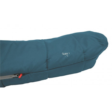 Robens | Spire I | Sleeping Bag | 220 x 80 x 50 cm | -17/4 C | Left Zipper | Ocean Blue