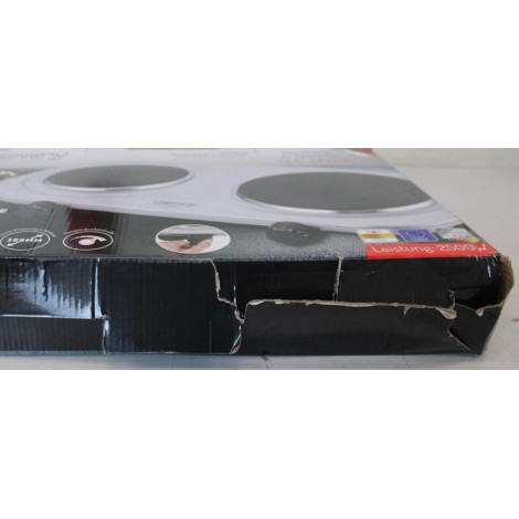 SALE OUT. Camry | CR 6511 | Number of burners/cooking zones 2 | Rotary knobs | Electric | Stainless steel | DAMAGED PACKAGING