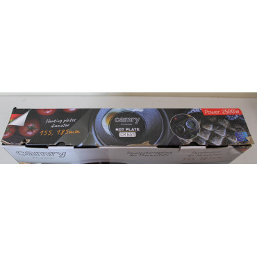 SALE OUT. Camry | CR 6511 | Number of burners/cooking zones 2 | Rotary knobs | Electric | Stainless steel | DAMAGED PACKAGING