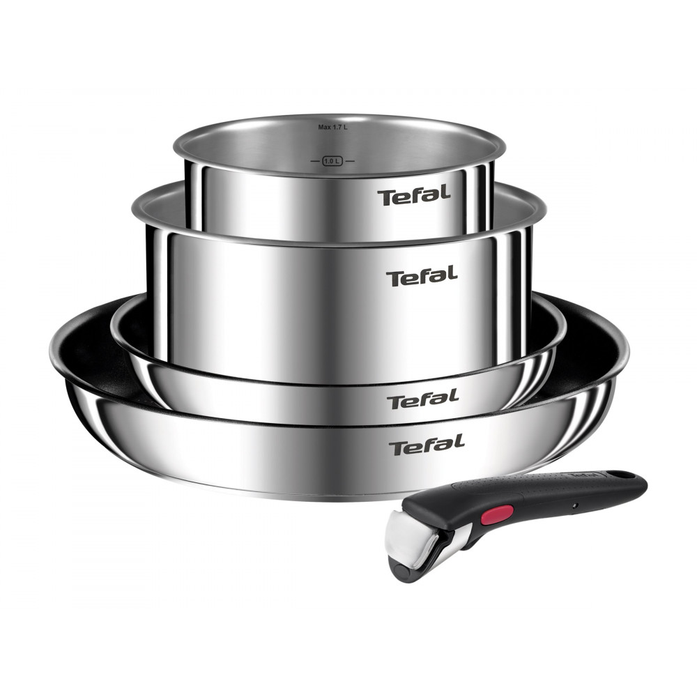 TEFAL | Ingenio Emotion 5-piece Set | L897S574 | Frying | Diameter 16/20/22/28 cm | Suitable for induction hob | Removable handl
