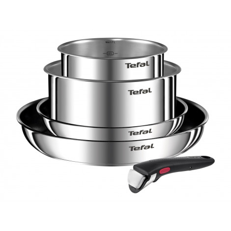 TEFAL | Ingenio Emotion 5-piece Set | L897S574 | Frying | Diameter 16/20/22/28 cm | Suitable for induction hob | Removable handl