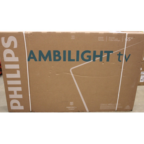 SALE OUT. Philips 65PUS8510/12 65" (164cm) QLED 4K Ambilight TV | Philips 65PUS8510/12 | 65 | Smart TV | TITAN OS | UHD | Black 