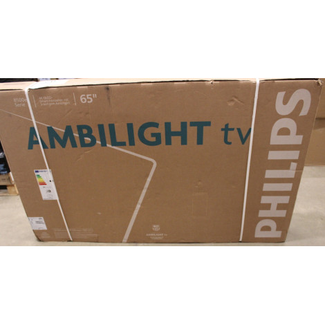 SALE OUT. Philips 65PUS8510/12 65" (164cm) QLED 4K Ambilight TV | Philips 65PUS8510/12 | 65 | Smart TV | TITAN OS | UHD | Black 