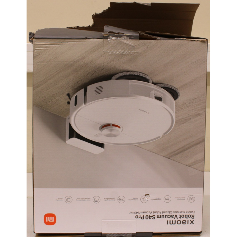 SALE OUT. Xiaomi Robot Vacuum S40 Pro EU | Xiaomi Robot Vacuum S40 Pro EU | Wet&Dry | 5200 mAh | Dust capacity 0.43 L | 15000 Pa