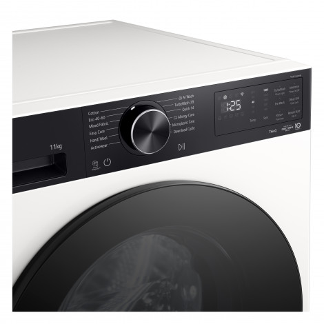 LG | Washing machine | F4X5011THB | Energy efficiency class A | Front loading | Washing capacity 11 kg | 1400 RPM | Depth 57 cm 