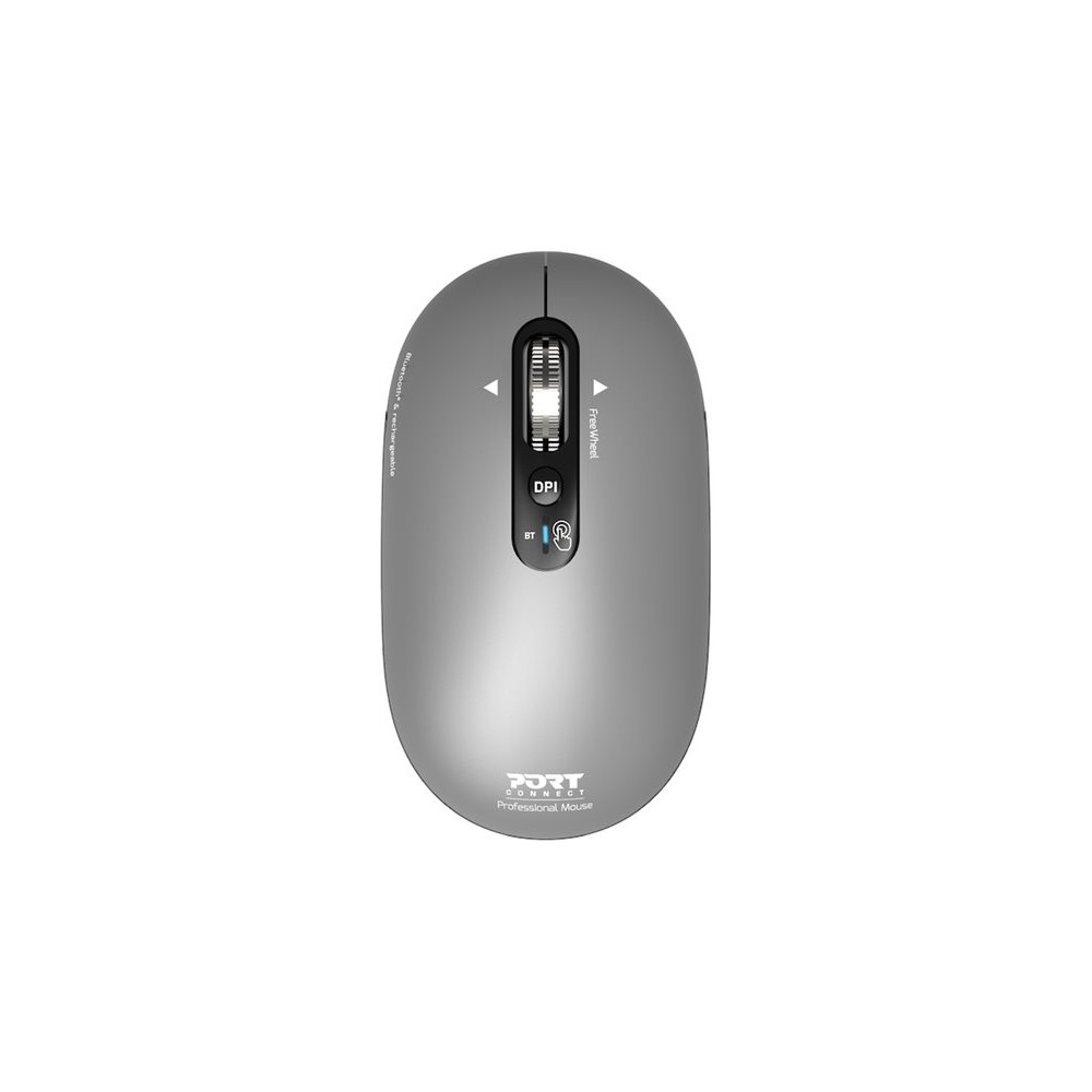 PORT CONNECT Mouse | PURE MAC | Wireless | Bluetooth | Gris clair