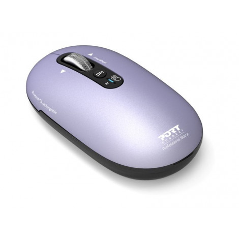 PORT CONNECT Mouse | PURE MAC | Wireless | Bluetooth | Lavender