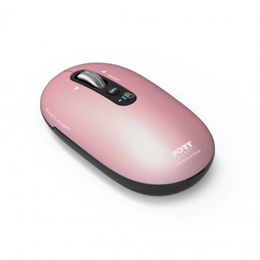 PORT CONNECT Mouse | PURE MAC | Wireless | Bluetooth | Pink