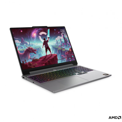 Lenovo LOQ 15AHP11 AMD | Luna Grey | 15.3 " | IPS | WUXGA | 1920 x 1200 pixels | Anti-glare | AMD Ryzen 7 | 250 | 16 GB | SODIMM