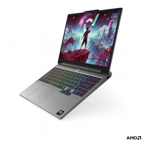 Lenovo LOQ 15AHP11 AMD | Luna Grey | 15.3 " | IPS | WUXGA | 1920 x 1200 pixels | Anti-glare | AMD Ryzen 7 | 250 | 16 GB | SODIMM