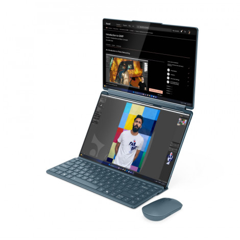 Lenovo Yoga Book 9 14IAH10 Intel | Tidal Teal | 2x14 " | OLED | Touchscreen | 2.8K WQXGA+ | 2880 x 1800 pixels | Intel Core Ultr