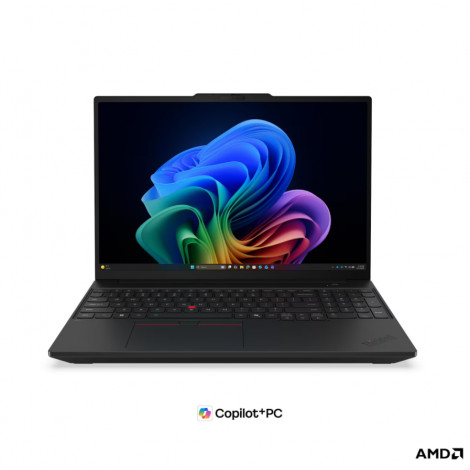 Lenovo ThinkPad T16 G5 AMD | Black | 16 " | IPS | WUXGA | 1920 x 1200 pixels | Anti-glare | AMD Ryzen AI 5 PRO | 440 | 16 GB | S
