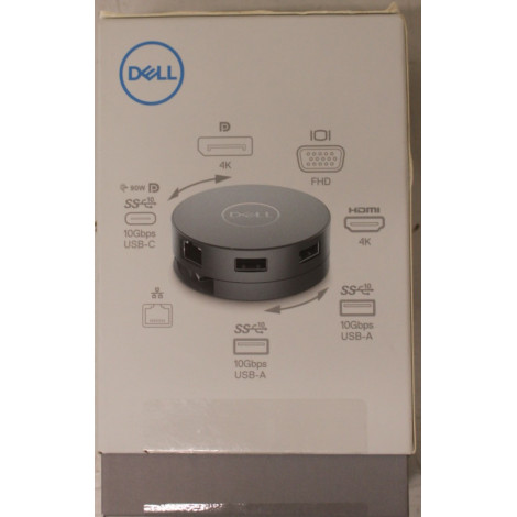 SALE OUT. Dell USB-C Mobile Adapter | Adapter DA310 USB-C | DAMAGED PACKAGING, DEMO