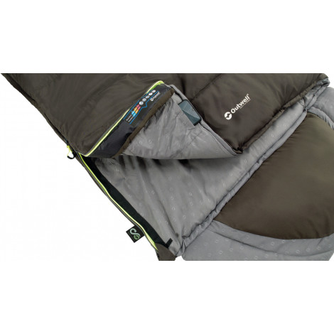 Outwell | Contour Supreme | Sleeping Bag | 220 x 85 cm | -20/13 C | Left Zipper