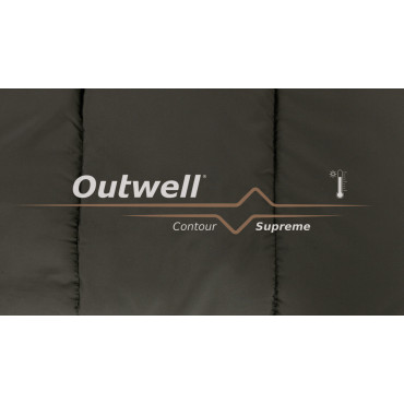Outwell | Contour Supreme | Sleeping Bag | 220 x 85 cm | -20/13 C | Left Zipper