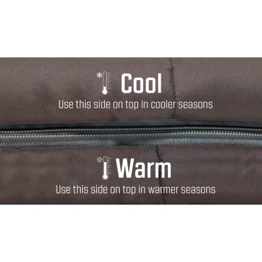 Outwell | Contour Supreme | Sleeping Bag | 220 x 85 cm | -20/13 C | Left Zipper