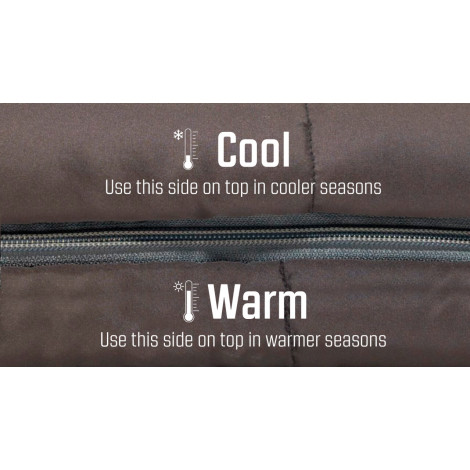 Outwell | Contour Supreme | Sleeping Bag | 220 x 85 cm | -20/13 C | Left Zipper