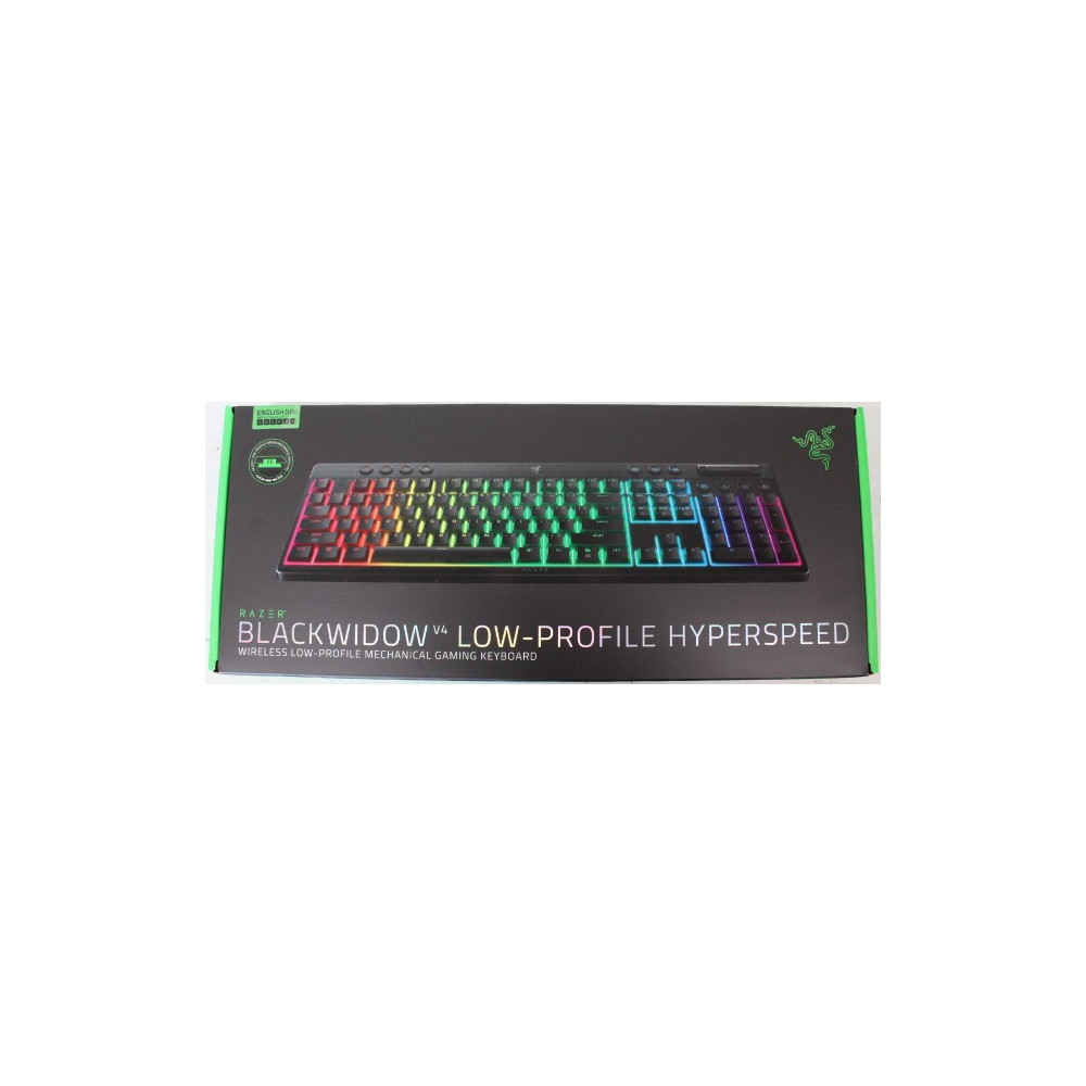 SALE OUT. Razer BlackWidow V4 Low-profile HyperSpeed (Green Switch) - US Layout | SALE OUT. SALE OUT. Razer BlackWidow V4 Low-Pr