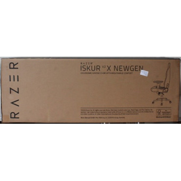 SALE OUT. | Razer Iskur V2 X NewGen | Gaming Chair | Black/Green | DAMAGED PACKAGING, ITEM SCRATCHED, DIRTY PARTS | 36 month(s)