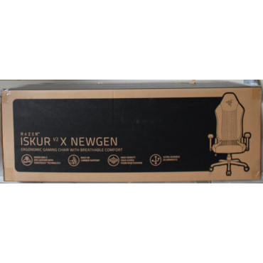 SALE OUT. | Razer Iskur V2 X NewGen | Gaming Chair | Black/Green | DAMAGED PACKAGING, ITEM SCRATCHED, DIRTY PARTS | 36 month(s)