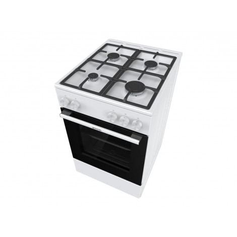 Gorenje GG5A10WFFM | Cooker | Hob type Gas | Oven type Gas | White | Width 50 cm | Grilling | Depth 59.4 cm | 70 L