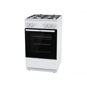 Gorenje GG5A10WFFM | Cooker | Hob type Gas | Oven type Gas | White | Width 50 cm | Grilling | Depth 59.4 cm | 70 L