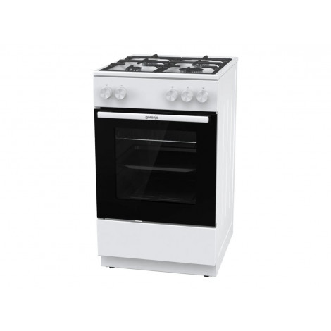 Gorenje GG5A10WFFM | Cooker | Hob type Gas | Oven type Gas | White | Width 50 cm | Grilling | Depth 59.4 cm | 70 L
