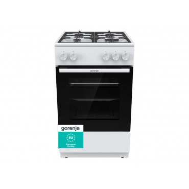 Gorenje GG5A10WFFM | Cooker | Hob type Gas | Oven type Gas | White | Width 50 cm | Grilling | Depth 59.4 cm | 70 L